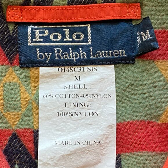 Polo Ralph Lauren Vintage New Men's Forty Sixty Orange Parka Jacket Size Medium - Picture 4 of 16